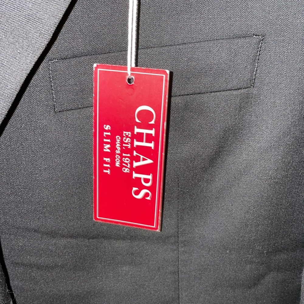 Brand New Chaps Black blazer size #42S, 70% wool, 30% polyester